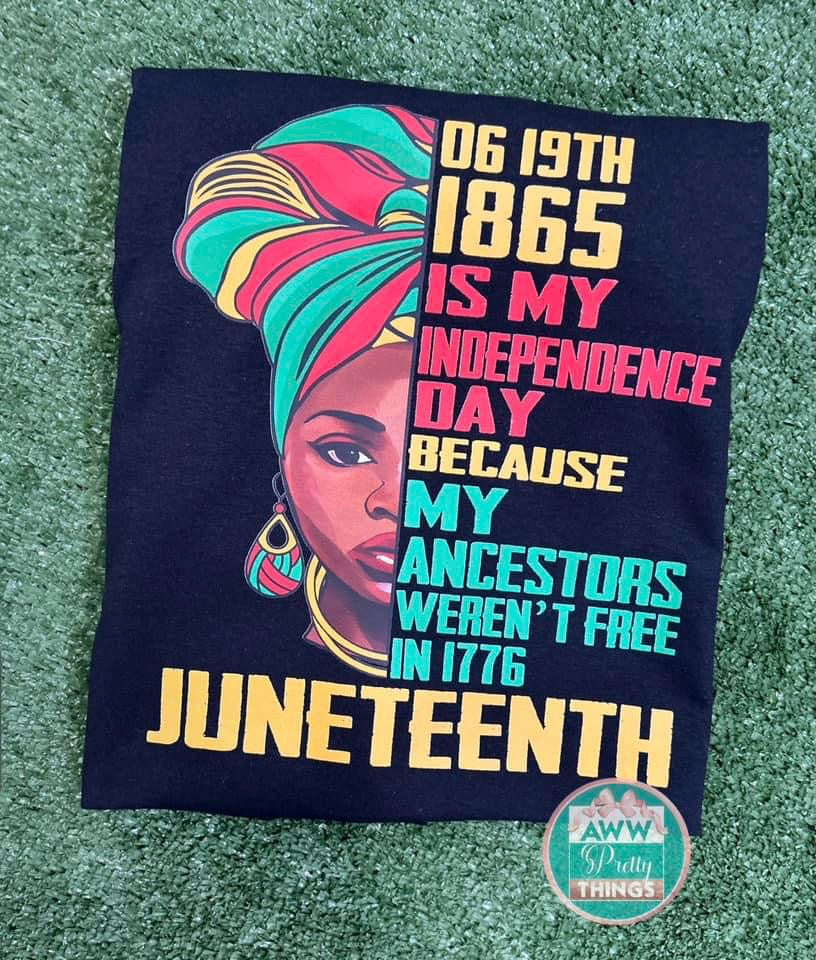 Juneteenth Lady Shirt Shirt