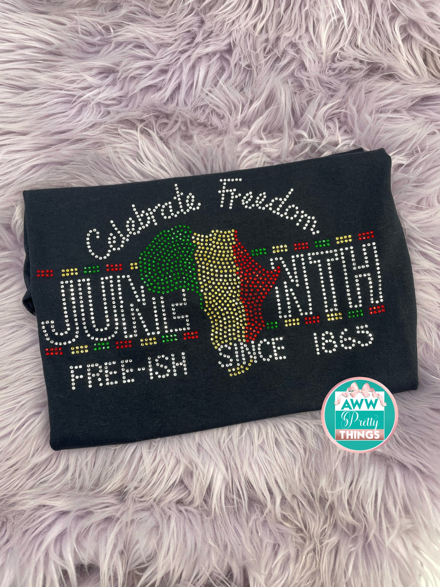 Celebrating Freedom Rhinestone Bling Shirt