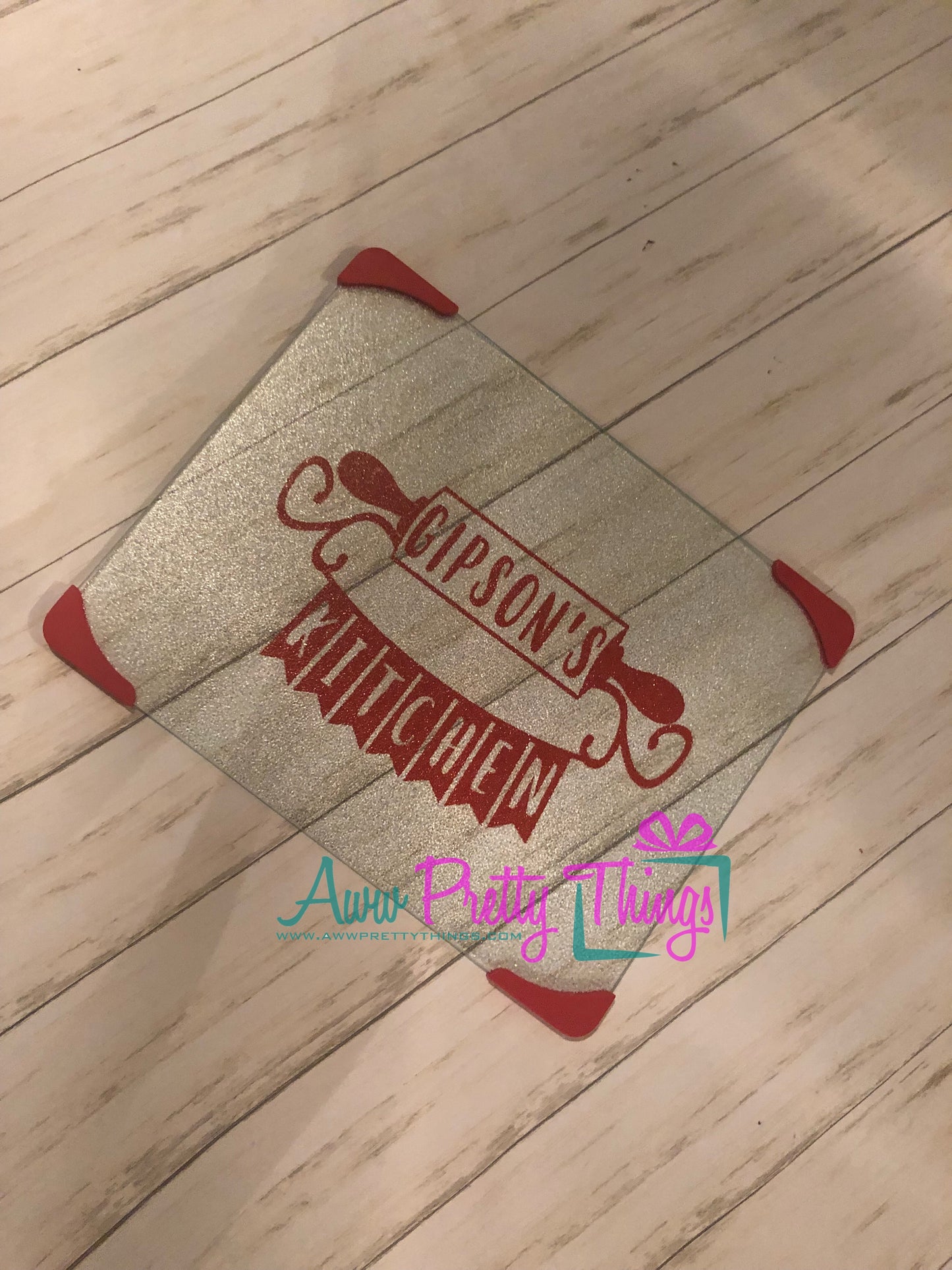 Personalized Glass Cutting Board